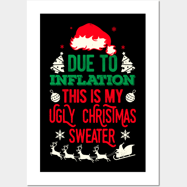 Funny Christmas Ugly Gift Wall Art by Crea8Expressions